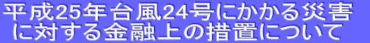 24Nx䕗16ɂЊQ ɑ΂Z̑[uɂ